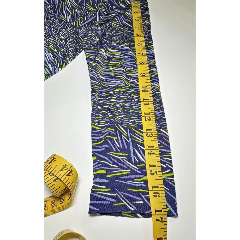 Diane von Furstenberg for Neiman Marcus‎ 100% Silk Dress Size 4 Navy Multicolor - Picture 7 of 9